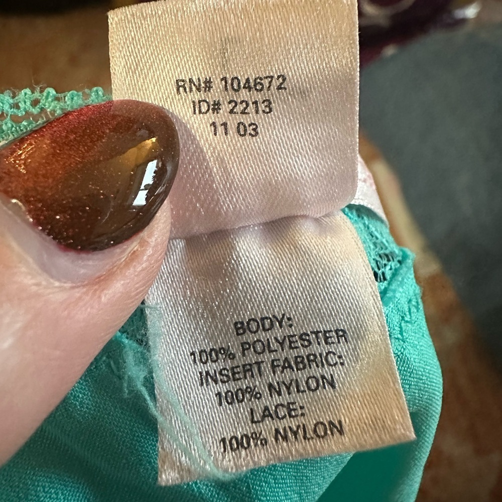 Y2K 2003 vintage lingerie Victoria’s Secret satin slip dress L and robe OS SET - Picture 14 of 14